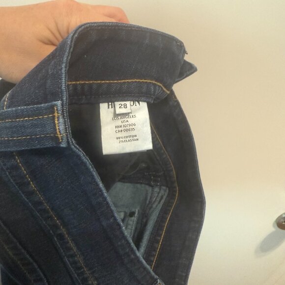 Hudson Jeans Like New Size 28 Beth mid-rise baby boot w/ flap - Picture 6 of 10